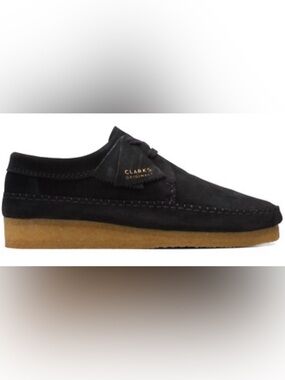 CLARKS ORIGINALS BLACK SUEDE SHOES